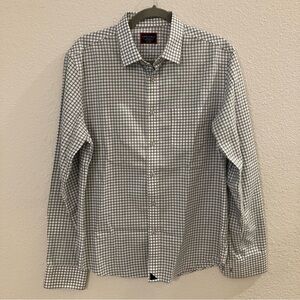 UNTUCKit Men's Black and White Grid Shirt
